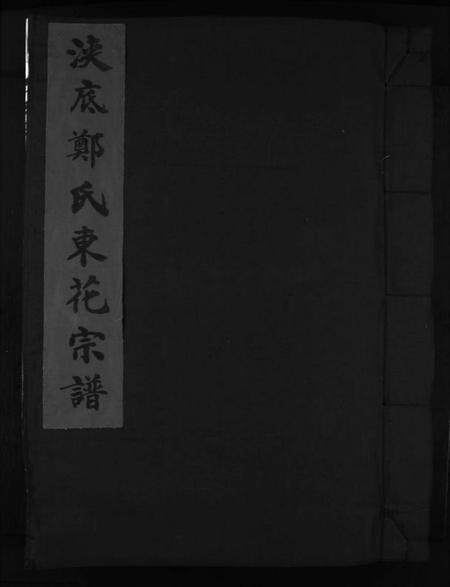 浙江郑氏族谱-浃底郑氏东花宗谱 [不分卷].pdf电子版插图1