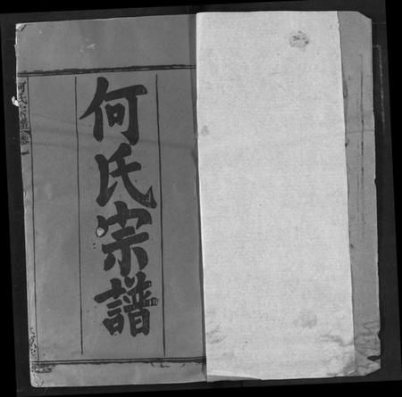 湖北何氏族谱-何氏宗谱.pdf电子版插图1