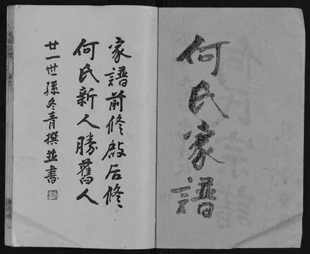 湖北何氏族谱-何氏宗谱[52卷].pdf电子版插图1