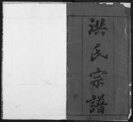 湖北洪氏族谱-洪氏宗谱.pdf电子版插图1