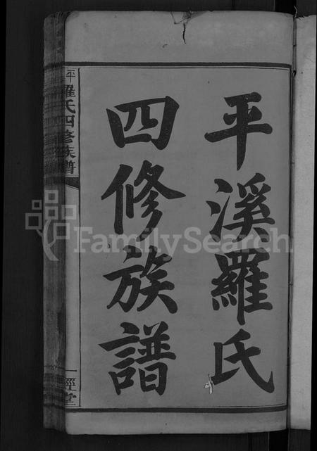 湖南罗氏族谱-平溪罗氏四修族谱 [13卷].pdf电子版插图3