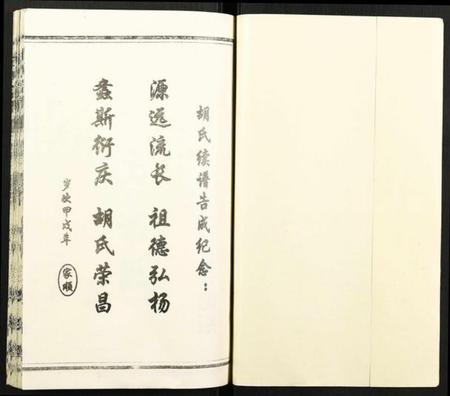 湖北胡氏族谱-胡氏宗谱.pdf电子版插图1