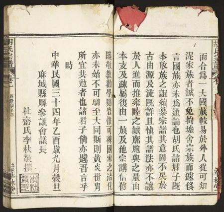 湖北胡氏族谱-胡氏宗谱.pdf电子版插图4 湖北胡氏族谱-胡氏宗谱.pdf电子版插图4