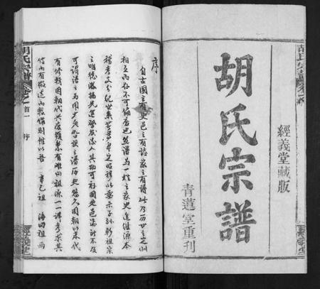 湖北胡氏族谱-胡氏宗谱[21卷首2卷].pdf电子版插图1