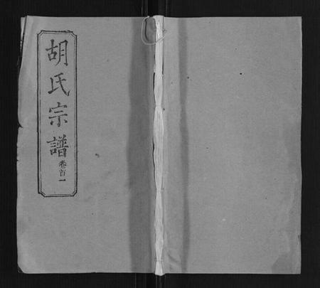 湖北胡氏族谱-胡氏宗谱[28卷首5卷].pdf电子版