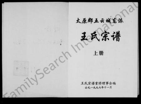 浙江王氏族谱-王氏宗谱 [上下卷].pdf电子版插图2