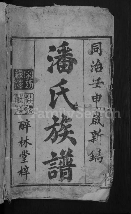 湖南潘氏族谱-潘氏族谱 [4卷,首2卷].pdf电子版插图1