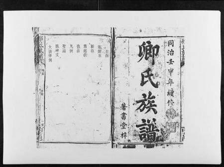 湖南卿氏族谱-卿氏族谱[不分卷].pdf电子版插图1