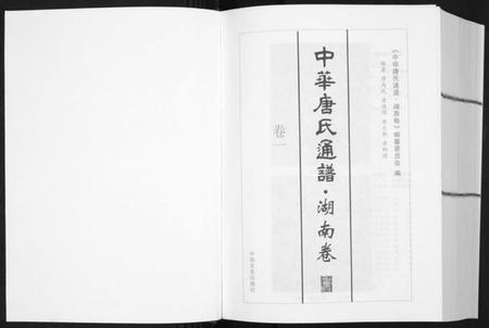 湖南唐氏族谱-中华唐氏通谱.湖南省卷[3卷].pdf电子版插图1