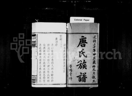 湖南唐氏族谱-唐氏族谱 [4卷,及卷首].pdf电子版插图2