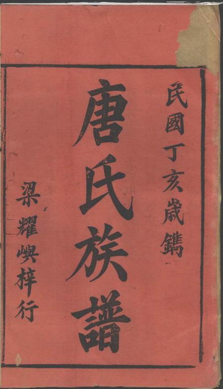 湖南唐氏族谱-唐氏族谱[17卷,首2卷].pdf电子版插图1