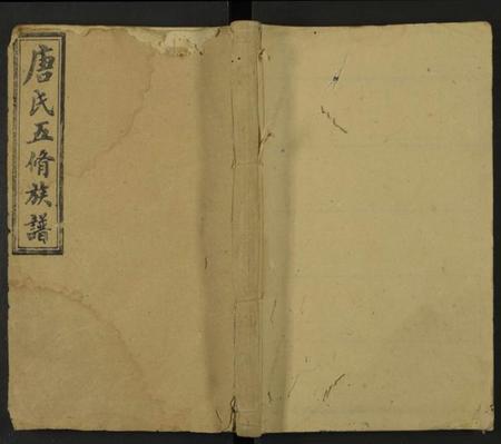 湖南唐氏族谱-唐氏五修族谱 [残卷].pdf电子版