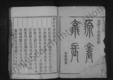 湖南唐氏族谱-上坊唐氏族谱.pdf电子版插图1