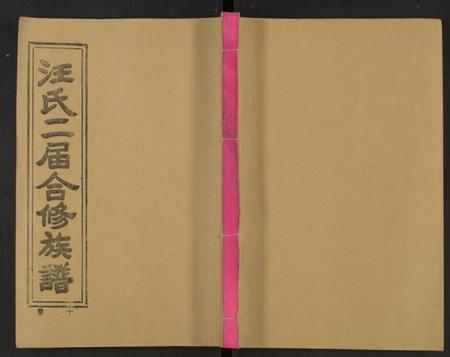 湖南汪氏族谱-汪氏二届合修族谱 [35卷及卷首].pdf电子版