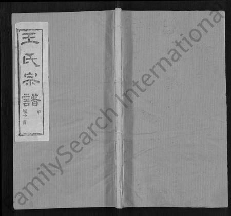 湖南王氏族谱-王氏宗谱 [各房分卷,首5卷].pdf电子版