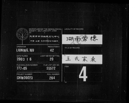 湖南王氏族谱-王氏家乘 [10卷,首1卷].pdf电子版