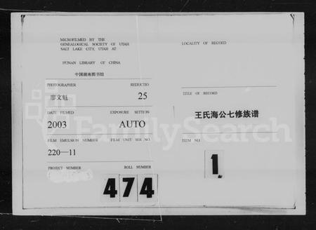 湖南王氏族谱-王氏海公七修族谱 [18卷,含卷首].pdf电子版插图3