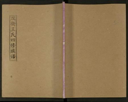 湖南王氏族谱-双衡王氏四修族谱 [14卷].pdf电子版