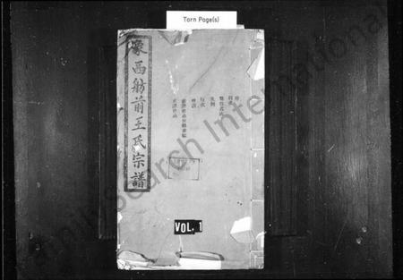 浙江王氏族谱-象西舫前王氏宗谱.pdf电子版插图1