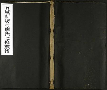 江西廖氏族谱-石城新坊村廖氏七修族谱 [不分卷].pdf电子版