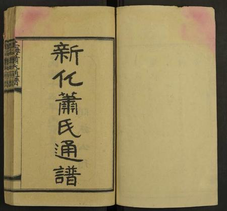 湖南萧氏族谱-新化萧氏通谱 [不分卷].pdf电子版插图1