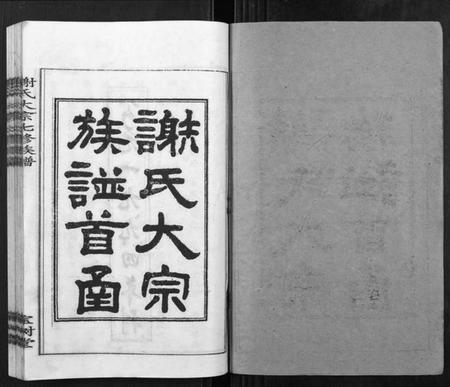 湖南谢氏族谱-谢氏七修族谱.pdf电子版插图1