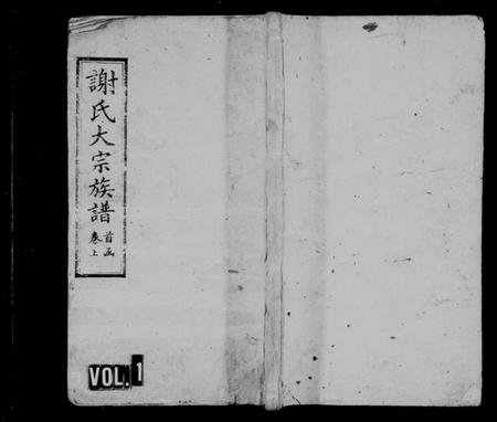 湖南谢氏族谱-谢氏大宗族谱 [12函,及首函].pdf电子版插图1