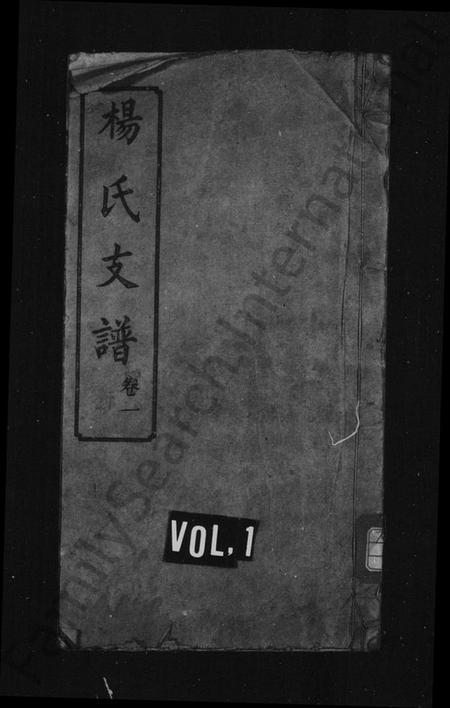 湖南杨氏族谱-杨氏支谱 [10卷].pdf电子版插图1