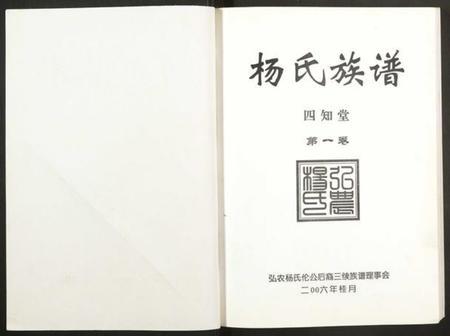 湖南杨氏族谱-杨氏族谱.pdf电子版插图1