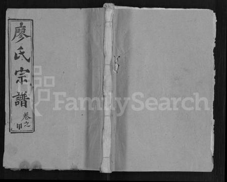 湖北廖氏族谱-廖氏宗谱 [32卷,首4卷].pdf电子版