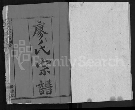 湖北廖氏族谱-廖氏宗谱 [32卷,首4卷].pdf电子版插图1