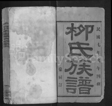 江西柳氏族谱-萍北佛岭柳氏族谱 [11卷,首3卷].pdf电子版插图1