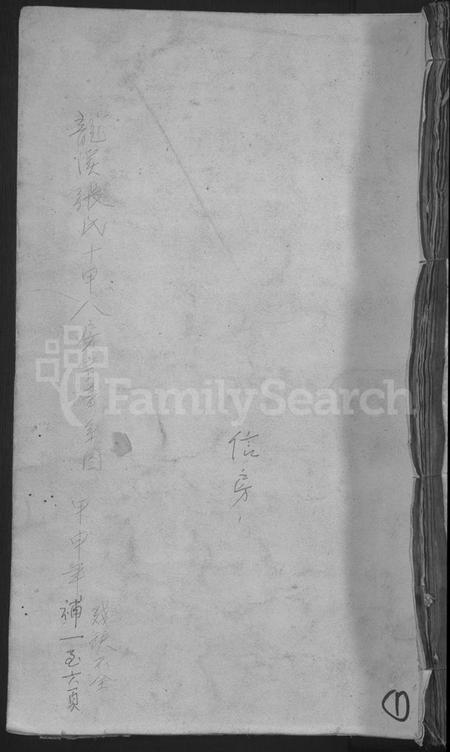 浙江张氏族谱-龙溪张氏十甲人房宗谱[总卷数不详].pdf电子版