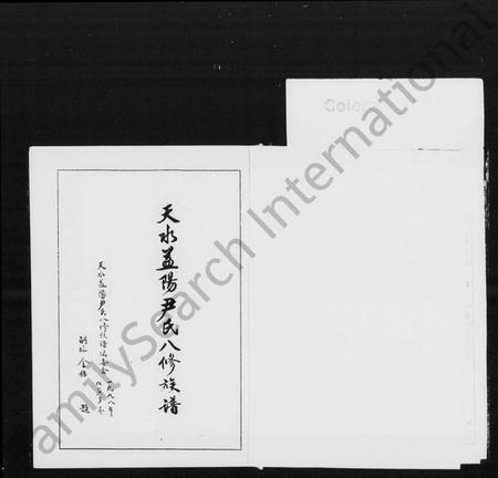 湖南尹氏族谱-天水益阳尹氏八修族谱 [4卷,首1卷].pdf电子版插图4