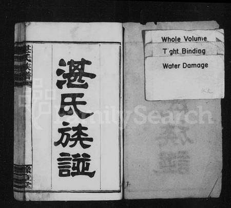 湖南湛氏族谱-湛氏族谱 [28卷,首6卷].pdf电子版插图2