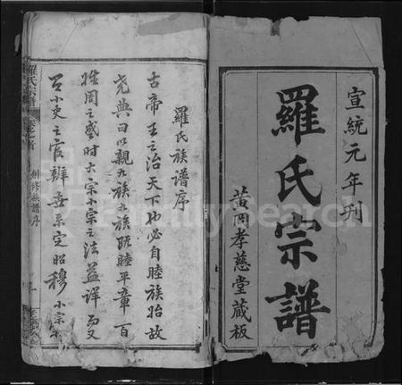 湖北罗氏族谱-罗氏宗谱 [7卷,首1卷].pdf电子版插图1