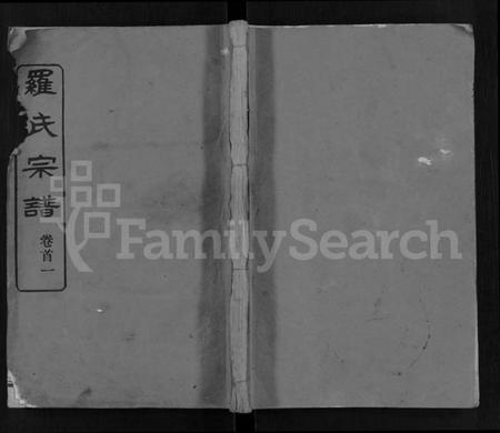 湖北罗氏族谱-罗氏宗谱 [40卷,首6卷].pdf电子版