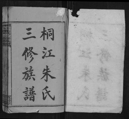 湖南朱氏族谱-桐江朱氏三修族谱[9卷首1卷末1卷].pdf电子版插图1