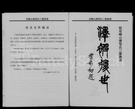 湖南邹氏族谱-双峰山塘邹氏三修族谱 [4卷,首1卷].pdf电子版插图3