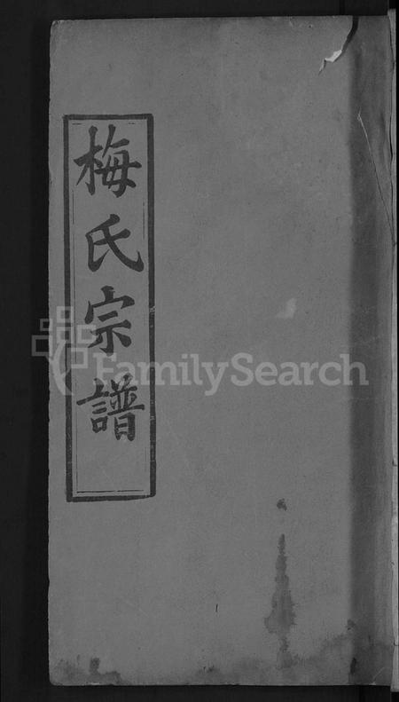 湖北梅氏族谱-梅氏宗谱 [8卷首1卷].pdf电子版