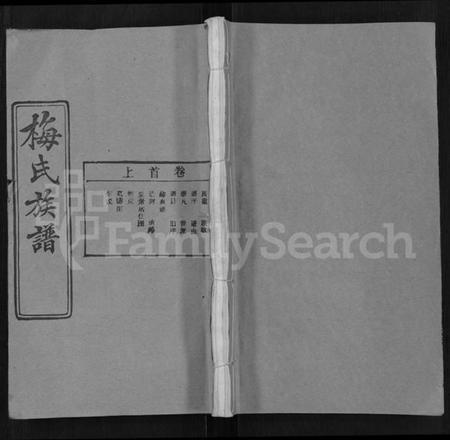 湖北梅氏族谱-梅氏族谱 [44卷,首4卷].pdf电子版