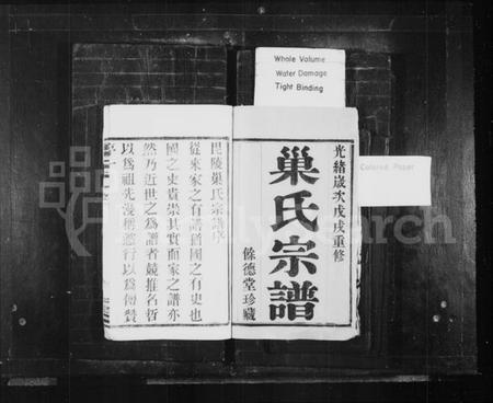 江苏孟氏族谱-毘陵巢氏宗谱.pdf电子版插图1 江苏孟氏族谱-毘陵巢氏宗谱.pdf电子版插图1