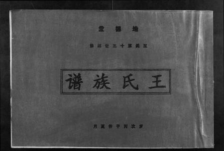 江西王氏族谱-王氏十三修南富族谱[不分卷].pdf电子版