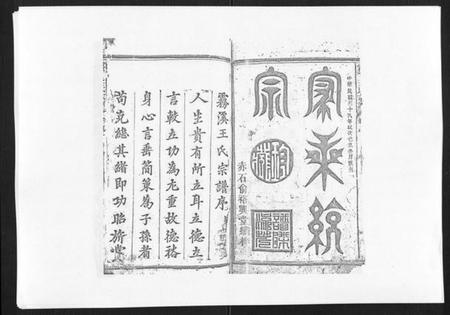 江西王氏族谱-雾溪王氏宗谱[8卷].pdf电子版插图1