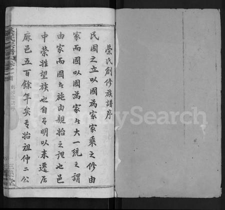 湖北荣氏族谱-荣氏宗谱 [9卷,首4卷].pdf电子版插图1