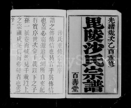 江苏沙氏族谱-毘陵沙氏宗谱 [22卷,含卷首末].pdf电子版插图4