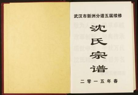 湖北沈氏族谱-沈氏宗谱.pdf电子版插图2 湖北沈氏族谱-沈氏宗谱.pdf电子版插图2