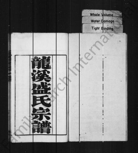 江苏盛氏族谱-龙溪盛氏宗谱 [30卷首末各1卷].pdf电子版插图1