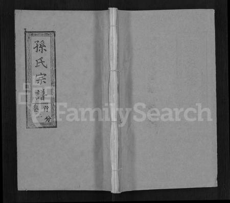 湖北孙氏族谱-孙氏宗谱 [各房分谱,首7卷].pdf电子版