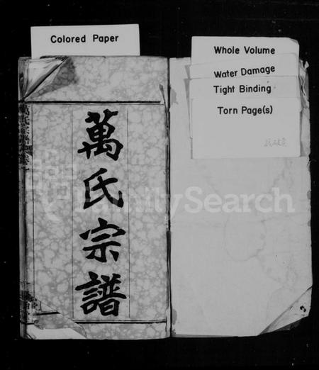 湖北万氏族谱-万氏宗谱 [14卷].pdf电子版插图1